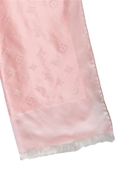 louis vuitton monogram scarf pink|louis vuitton signature scarf.